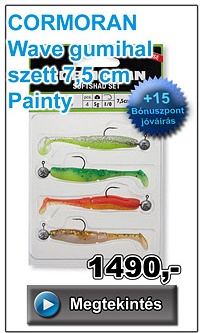 ORMORAN Wave gumihal szett 7,5 cm - Painty