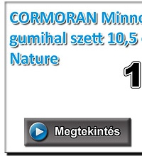 CORMORAN Minnow L gumihal szett 10,5 cm - Nature