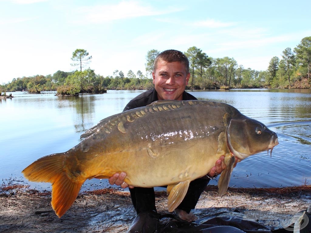 … míg jómagam egy 18,50 kg-os tükrössel pózolhattam