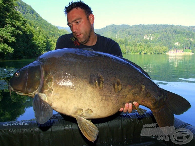  Marko egy jól sikerült nyári túrája során két termetes tükrössel is összefutott: a kisebbik súlya 17,2 kg…