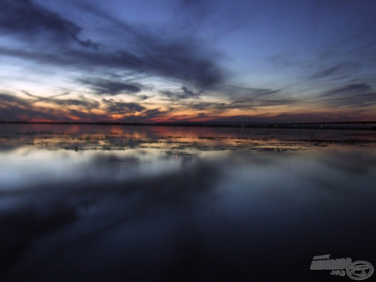 Tisza-tó, valahol az Óhalászi-holtág előtt: csend és nyugalom