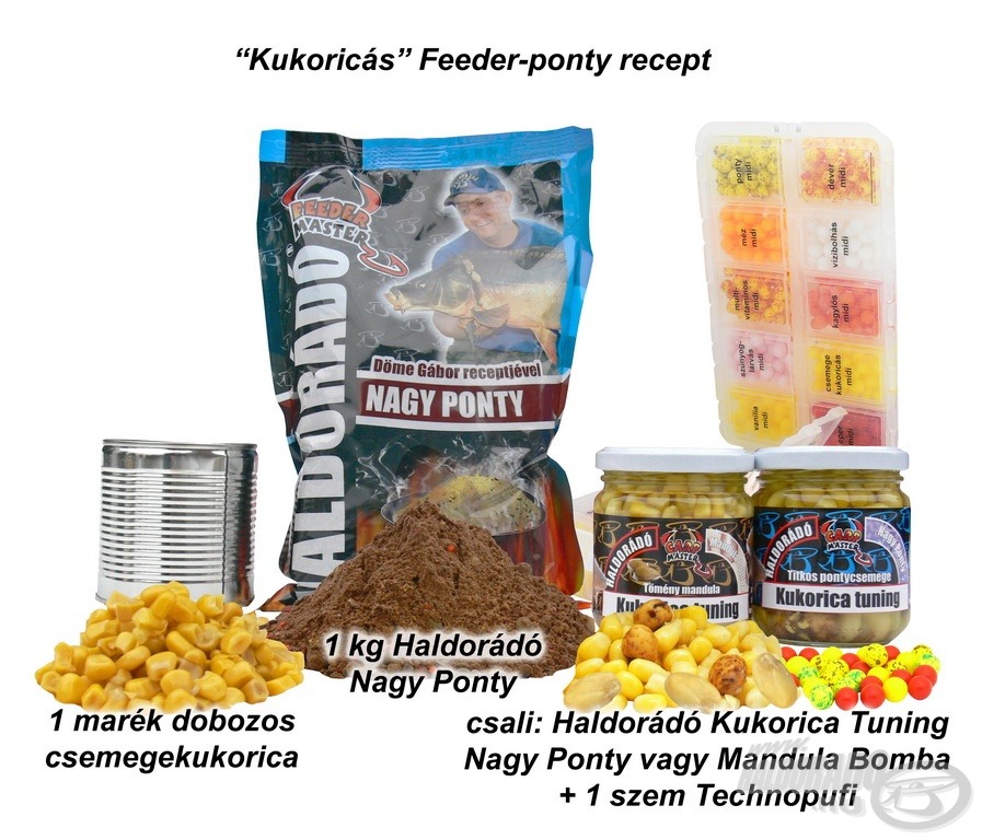  Kukoricás Feeder-ponty recept