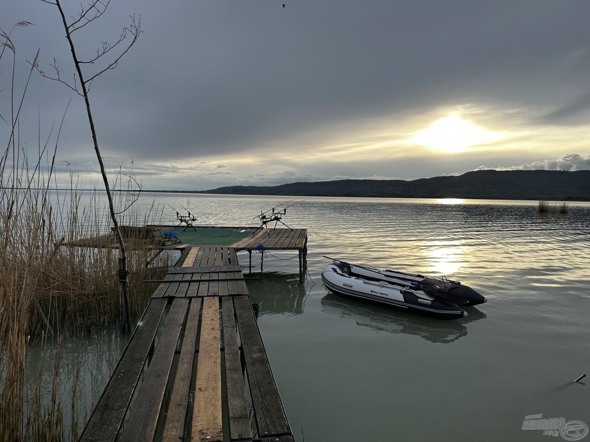 Idén tavasszal sokat horgásztam a Balatonon…