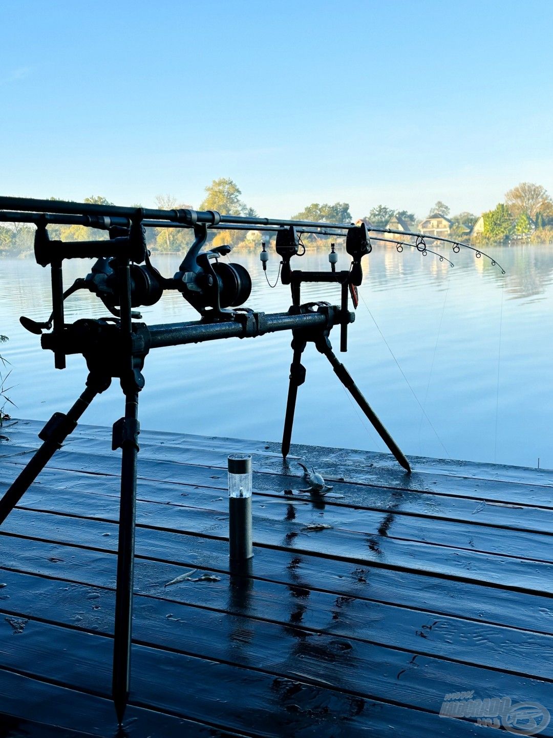 Stégeken is stabilan megállja helyét ez a rod-pod