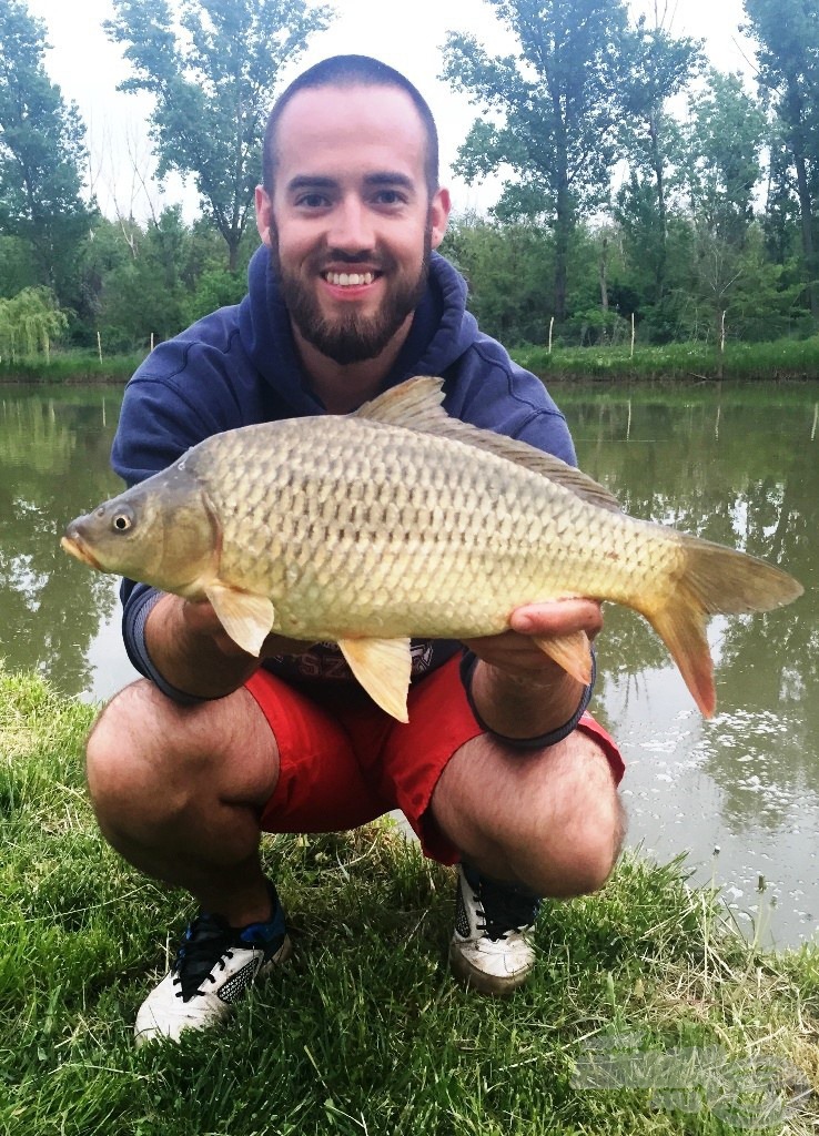 Az utolsó és egyben legnagyobb halam a mai napon (2,20 kg)