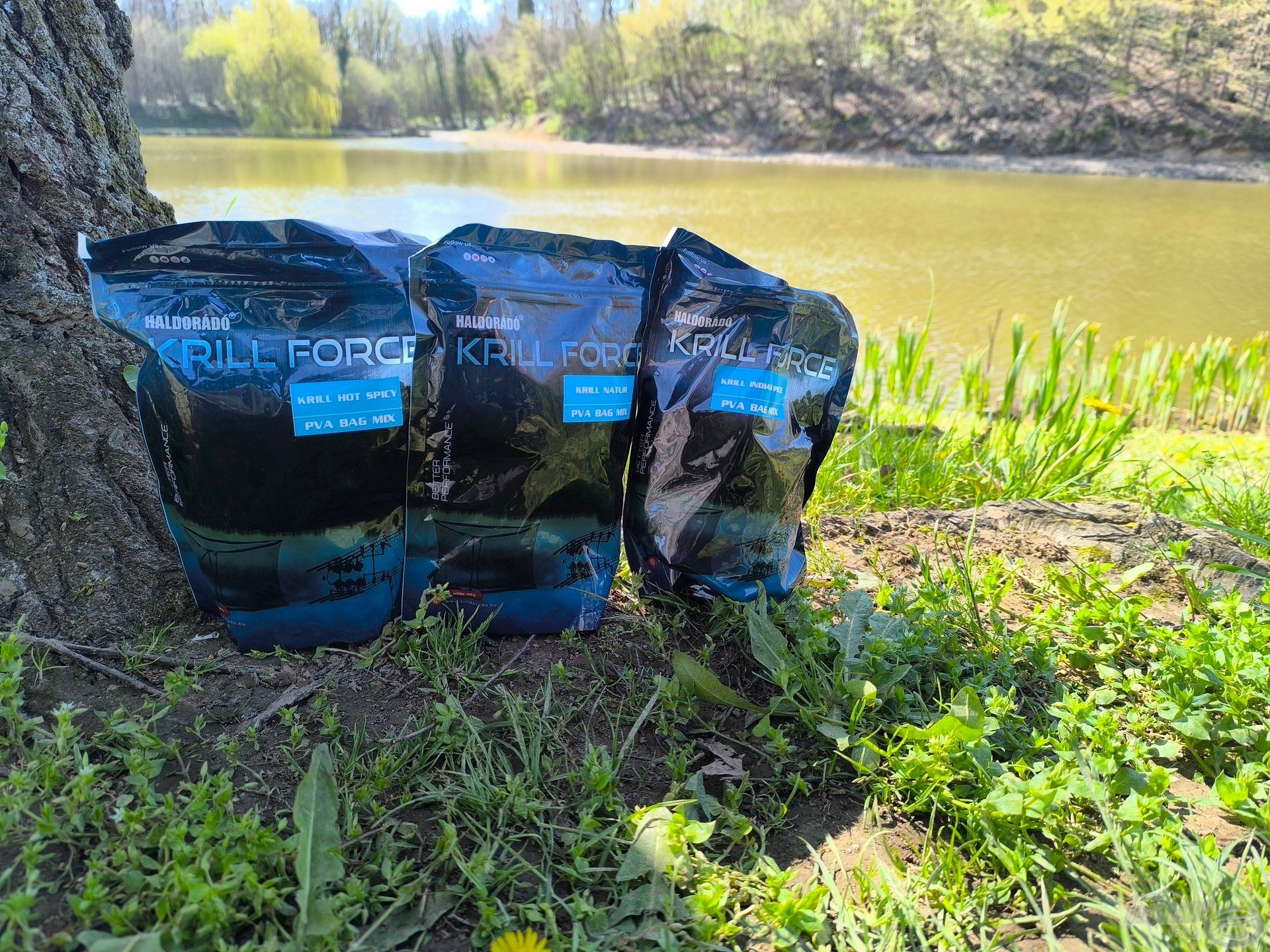Etetésem alapja mindvégig a Krill Force PVA Bag Mix volt