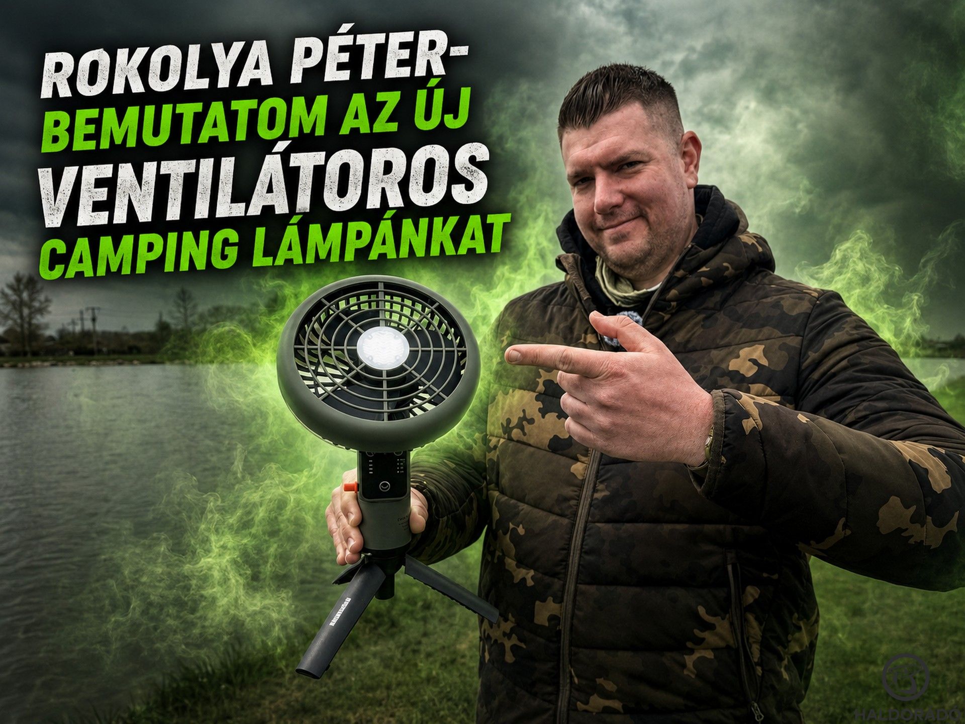 Bemutatom az új ventilátoros camping lámpánkat