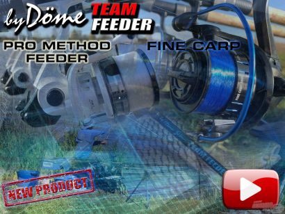 By Döme TEAM FEEDER újdonságok bemutatója, nagyító alatt a Fine Carp + Pro Method feederbotok és orsók