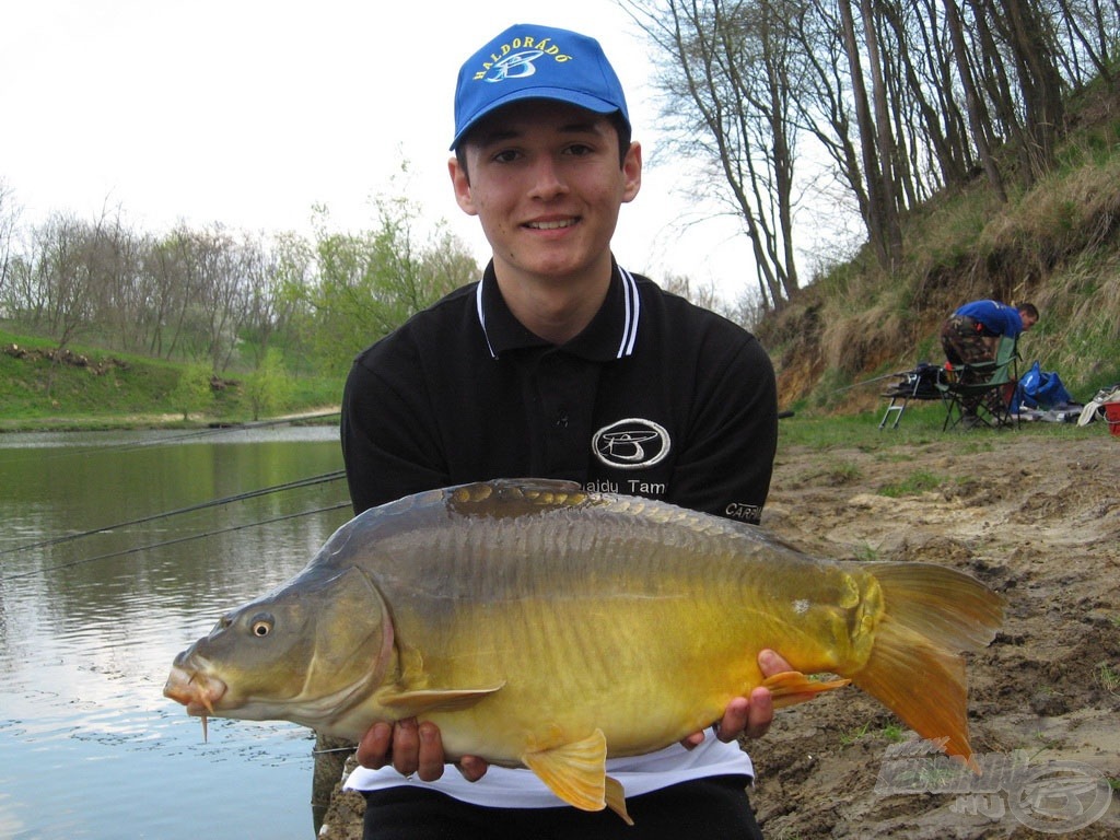 A túra legnagyobb, 7,72 kg-os hala gyorsan horogra került…