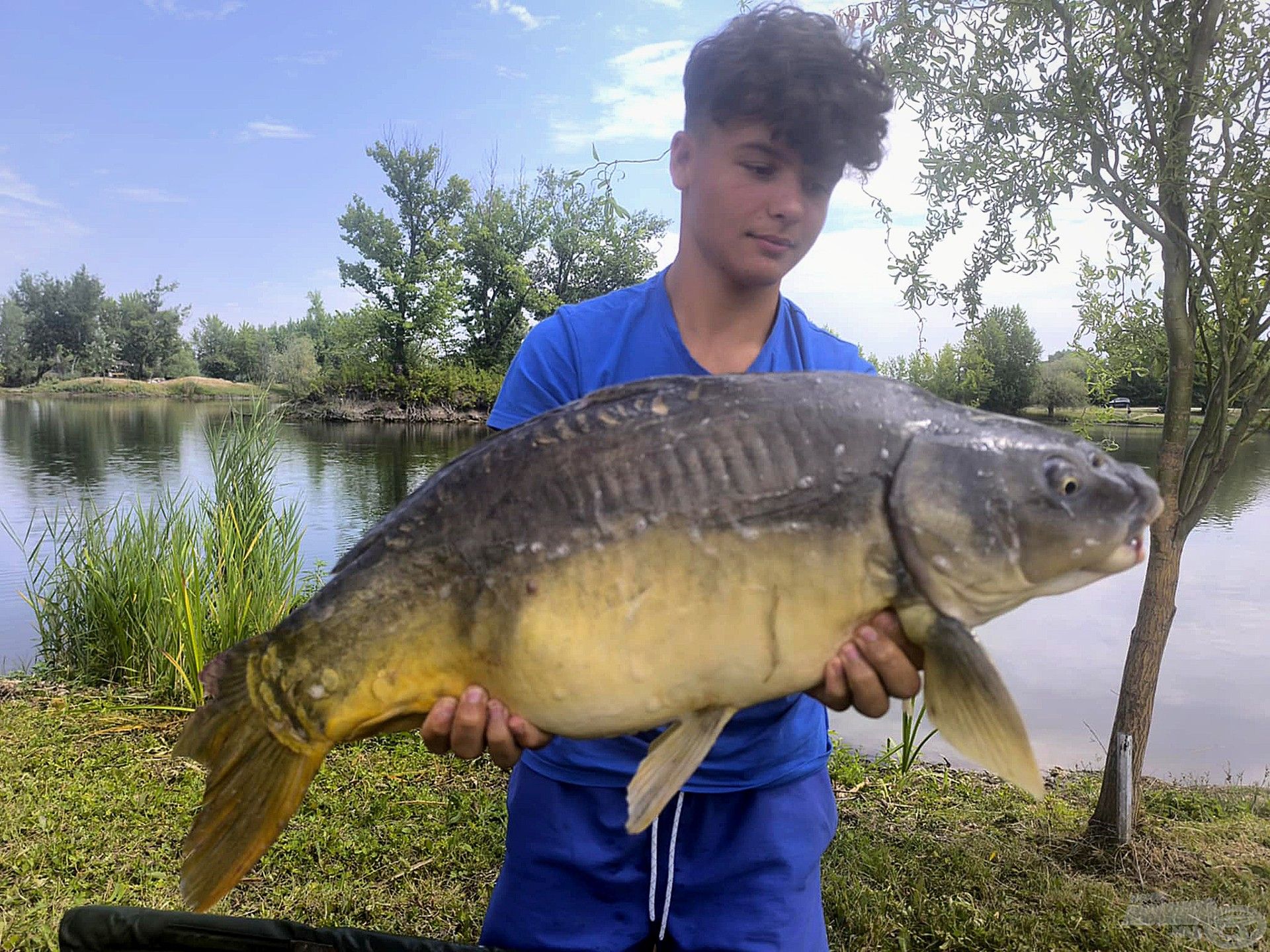 Norbertnek nagyon tetszett ez a nap, hiszen ő sem panaszkodott a halfogás szempontjából