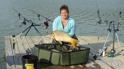 Egy nő a halak birodalmában - Vadkan-tavi horgásztúra