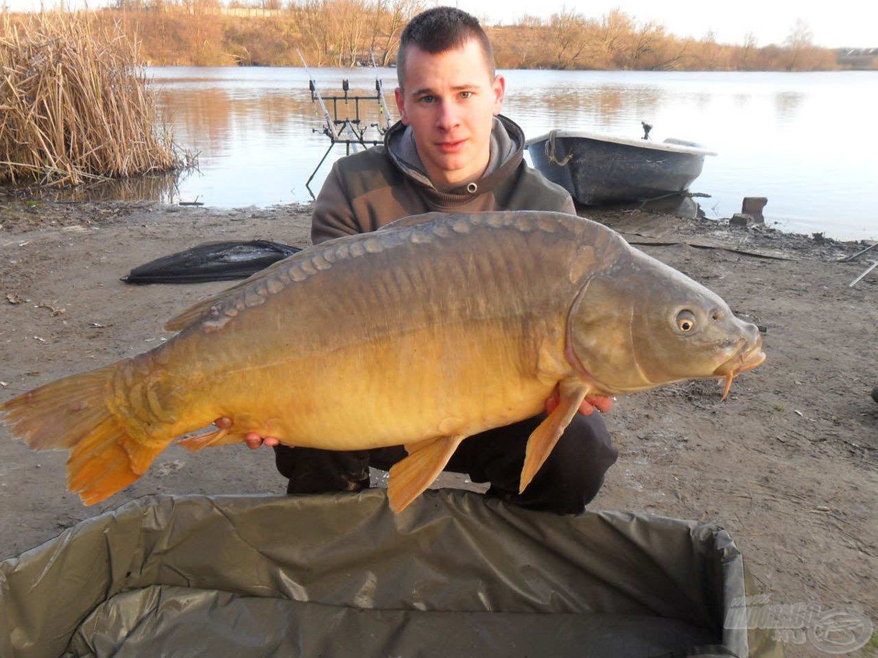 Szinte hihetetlen, de az első halam 19,56 kg-ot nyomott