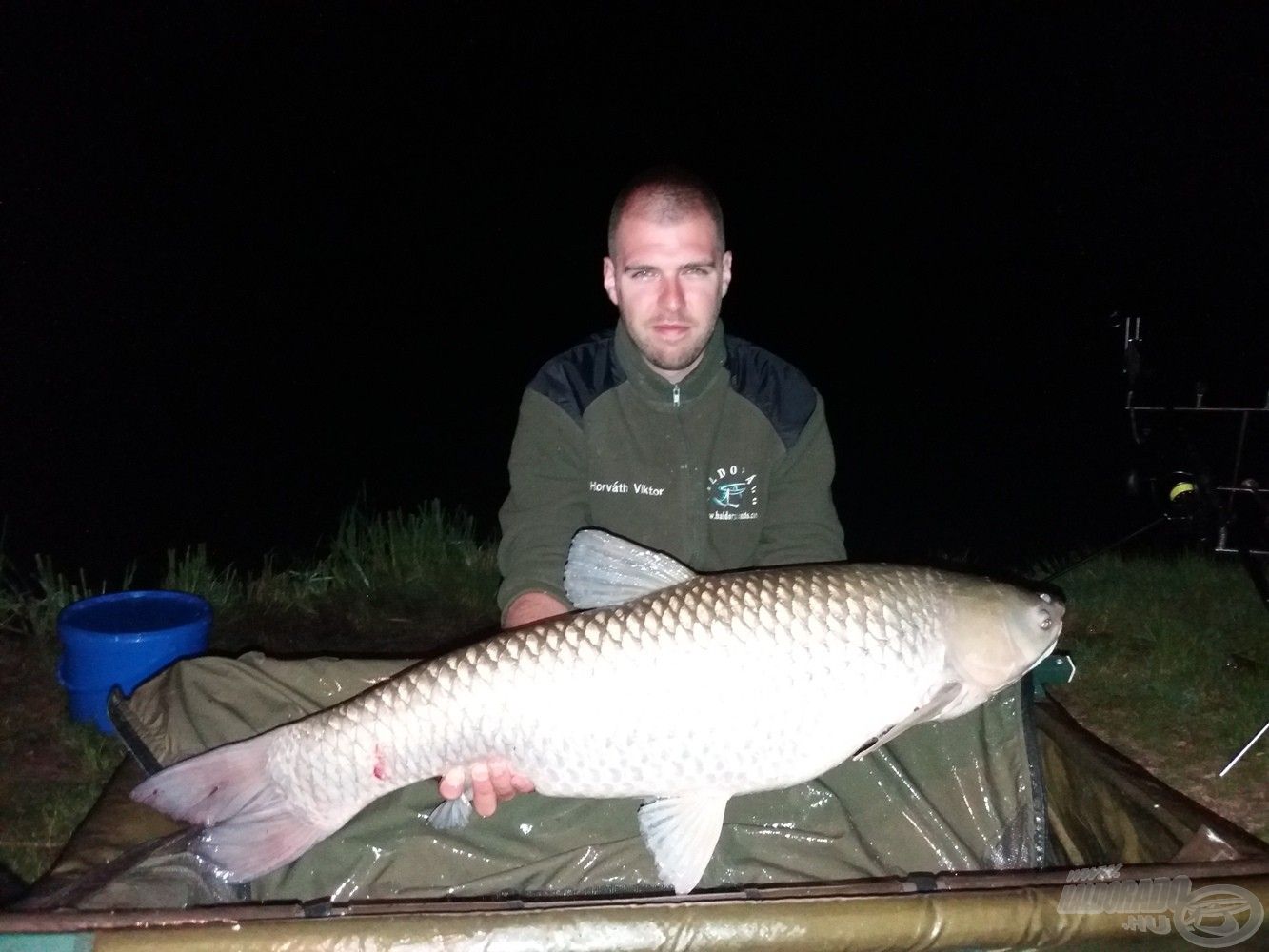 A túra legnagyobb, 13 kg feletti amurja