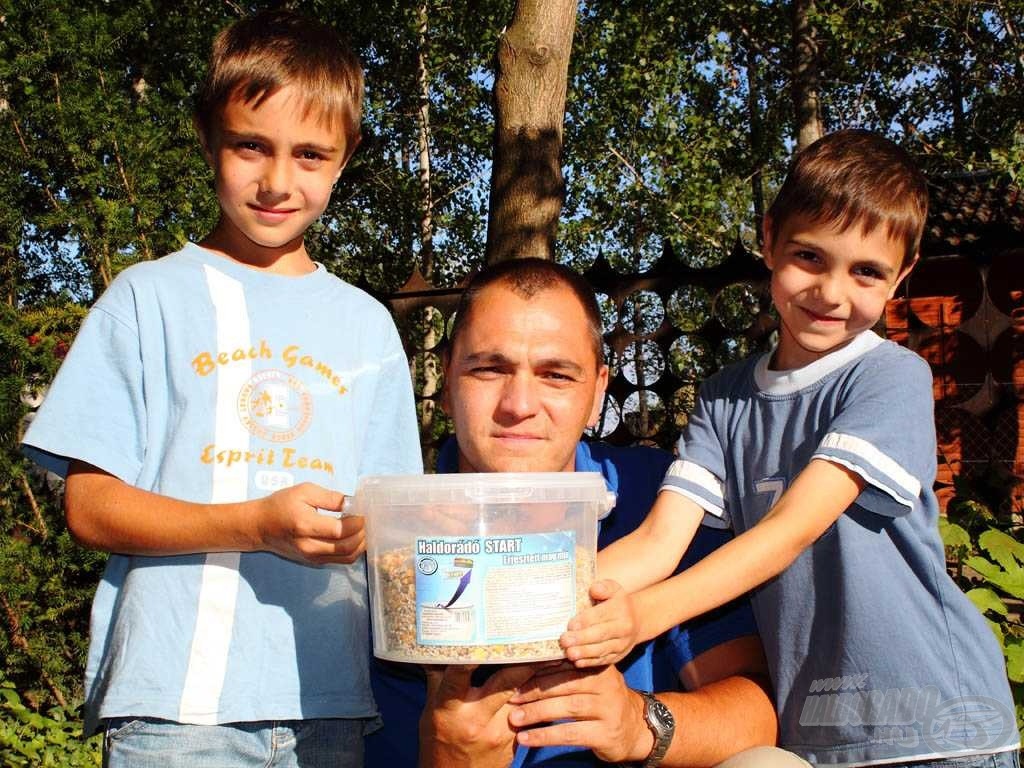 A gyerekekkel egy hétfői napon álltunk neki az elkészítésnek, hogy a hétvégére legyen friss eresztett magkeverék