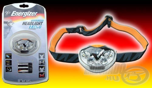 Az Energizer Advenced 6 LED-es fejlámpa hatótávolsága 137 méter!!! Ilyen erős fényű fejlámpával még nem találkoztunk!