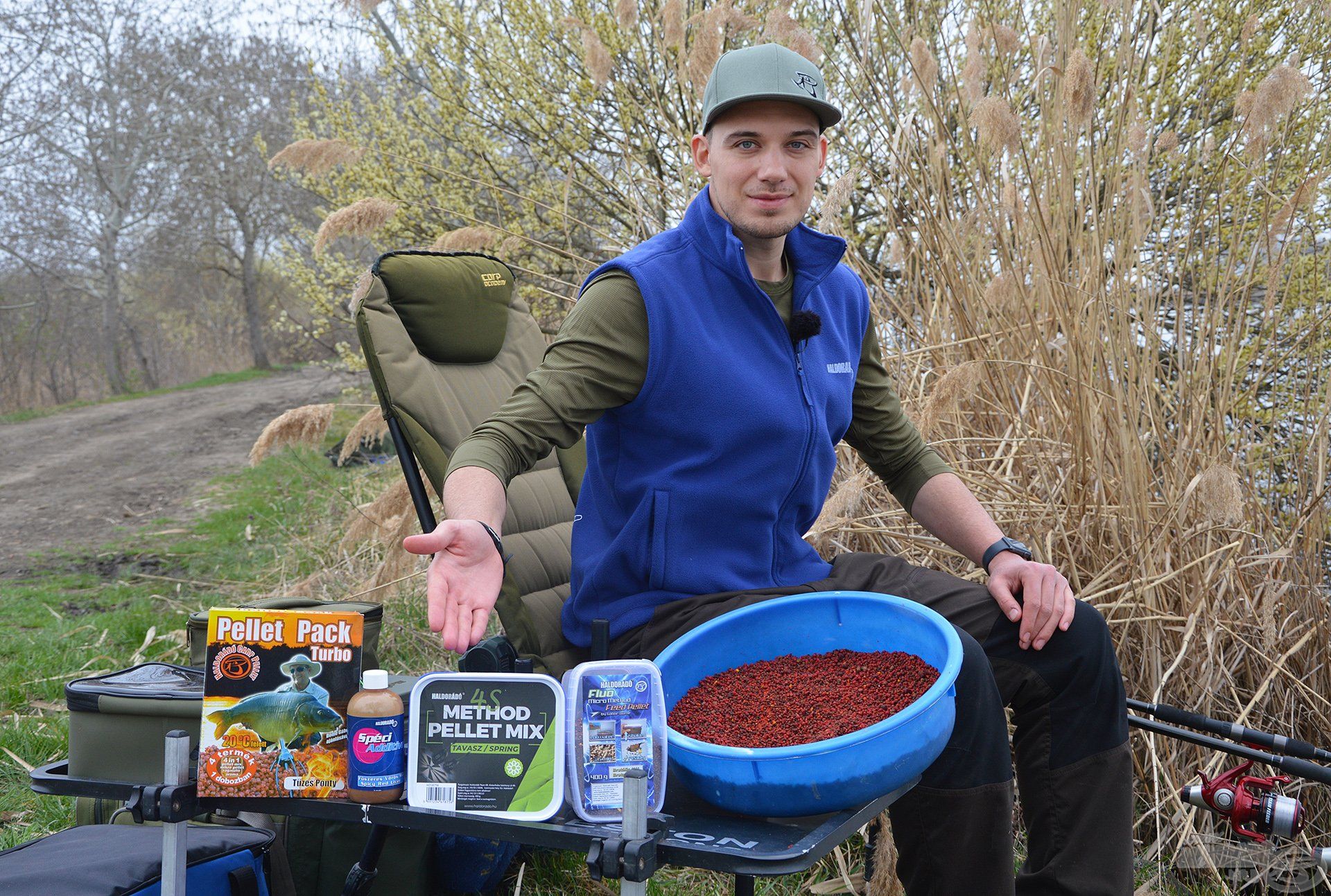 A célzott, szelektív nagyponty-horgászathoz igazodva egy brutál tartalmas, kizárólag micro pellet alapú keveréket állítottam össze