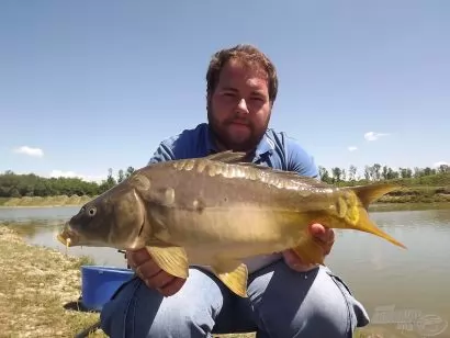 Feederbottal a Tőkési-tavon