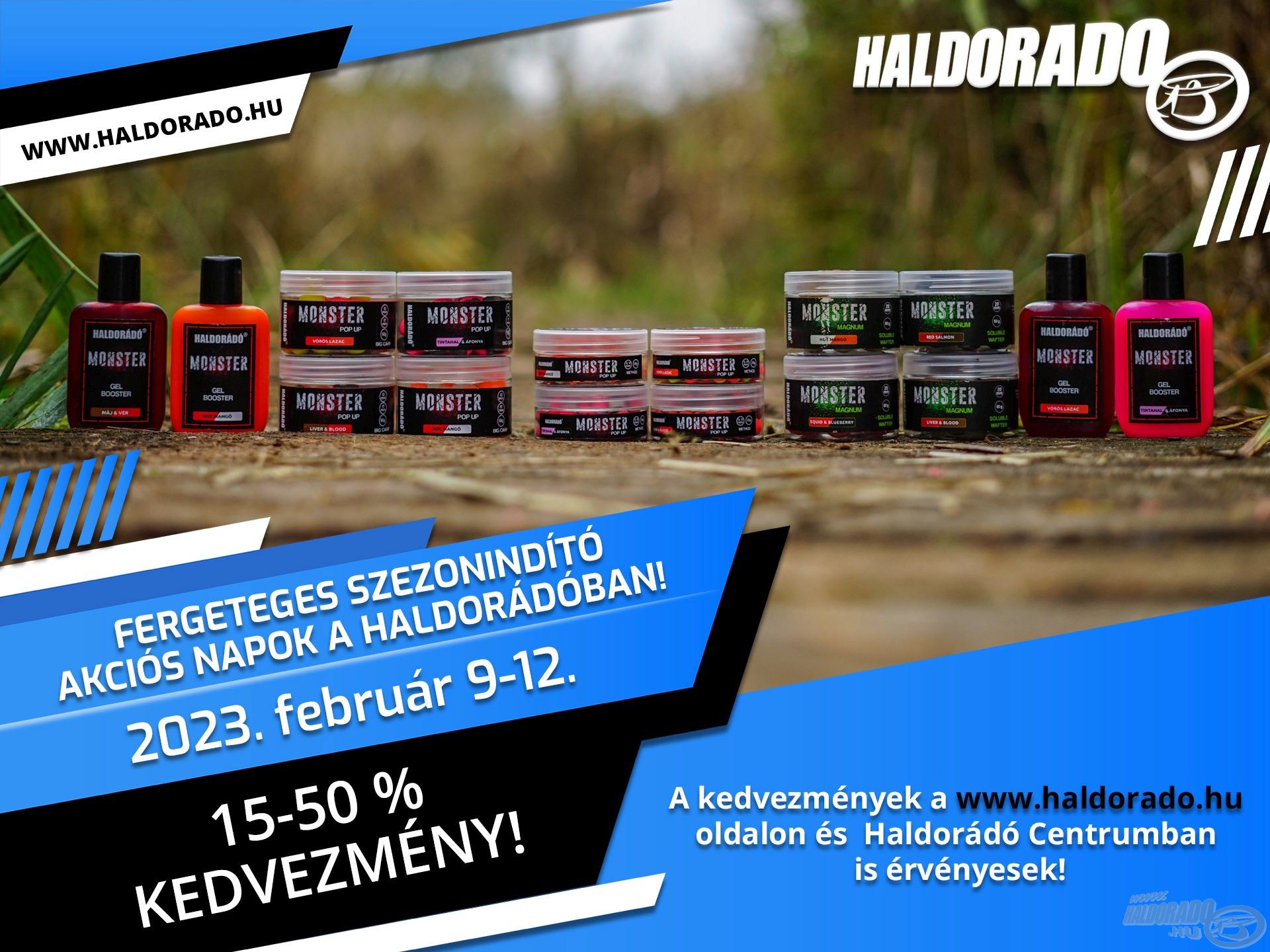 Fergeteges szezonindító akciós napok a Haldorádóban február 9-12-ig, 15-50% kedvezmény!!!