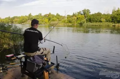 Finomszerelékkel a Ráckevei  -Duna-ágon