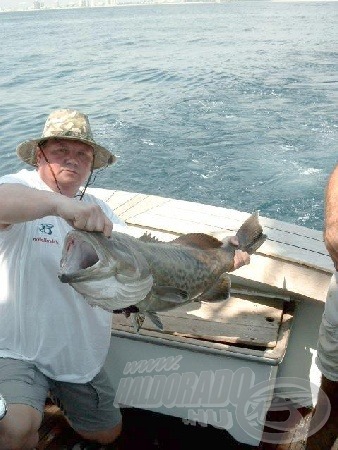 Feri Grouper-ja volt a nap legnagyobb hala.