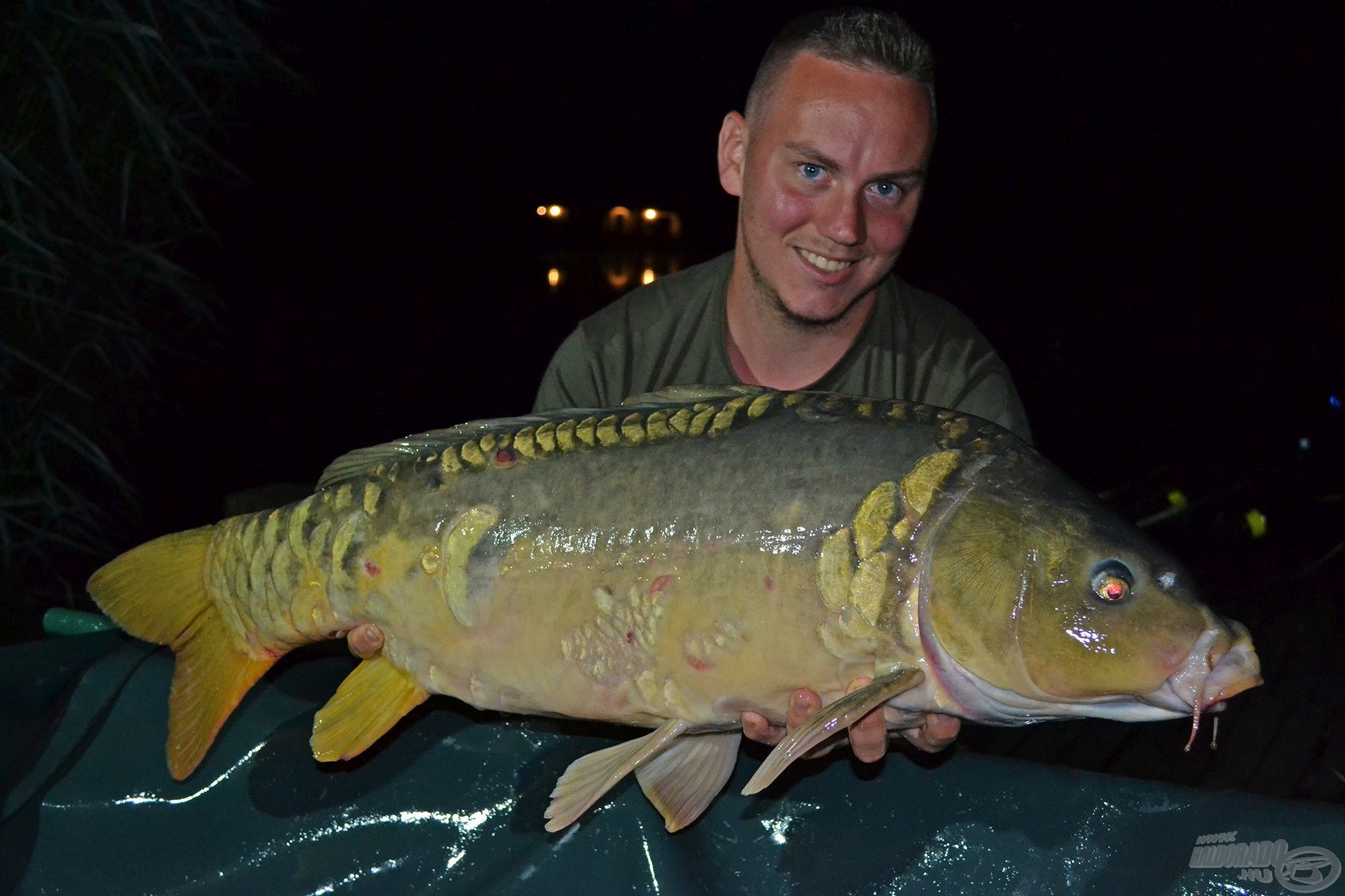  Az ilyen szép halakért érdemes felkelni: 10,80 kg-os, gyönyörű, spanyolmintás tükrös