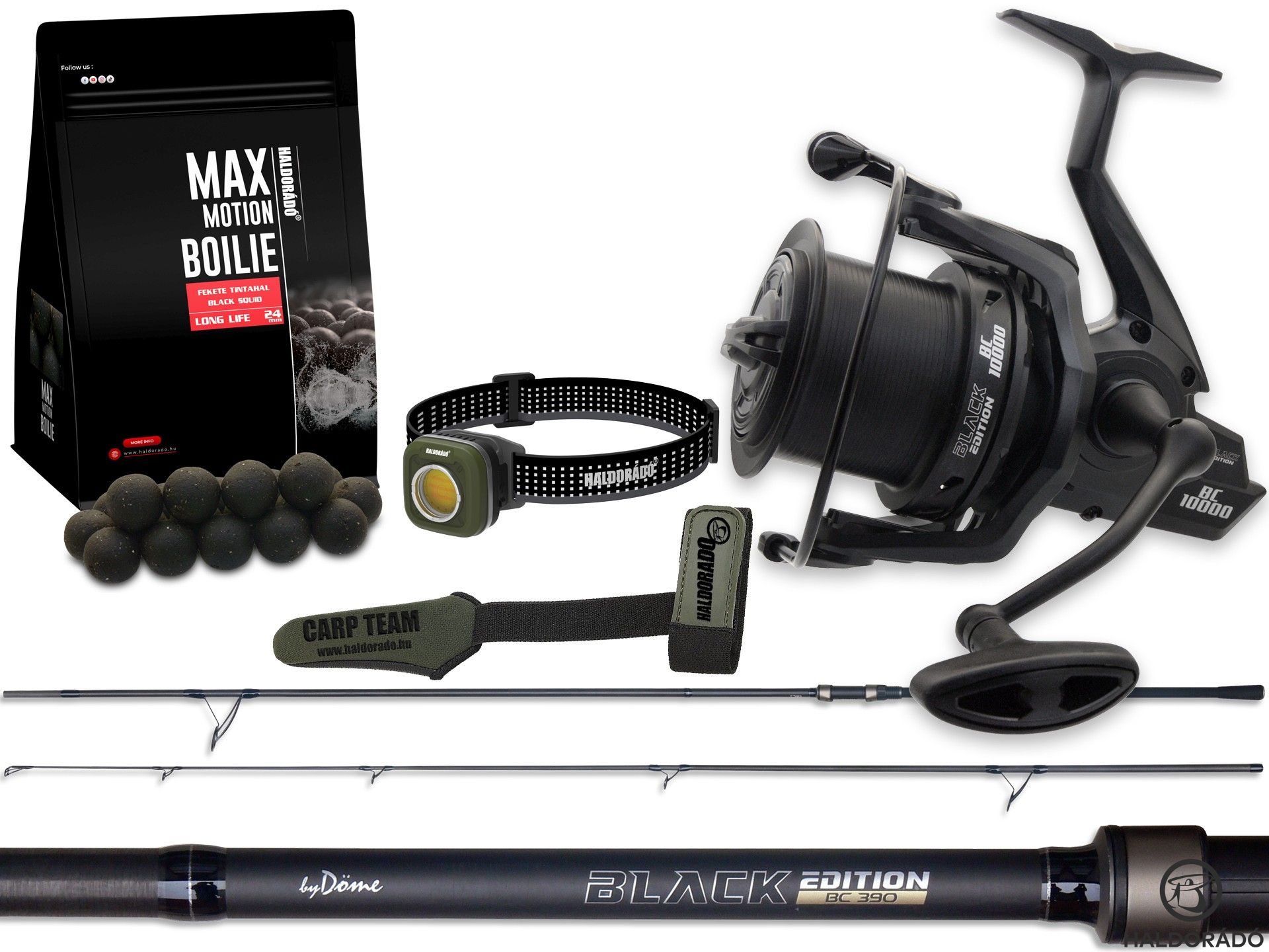 BLACK EDITION 3 Távdobó nagypontyos szett