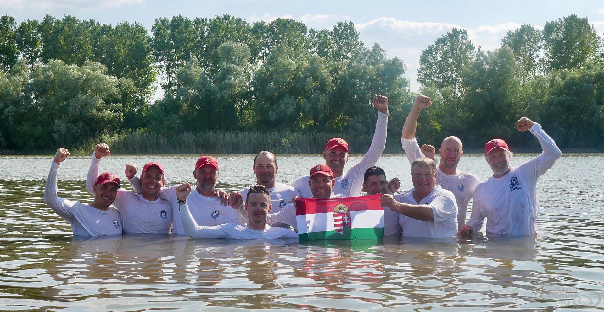 A szokásos fürdőzés nem maradhatott el!