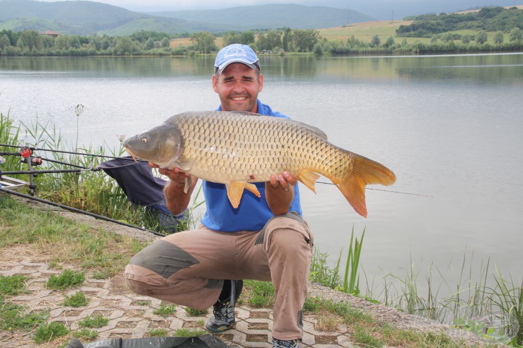 Sipos Gábor majd 12 kg-os fogása