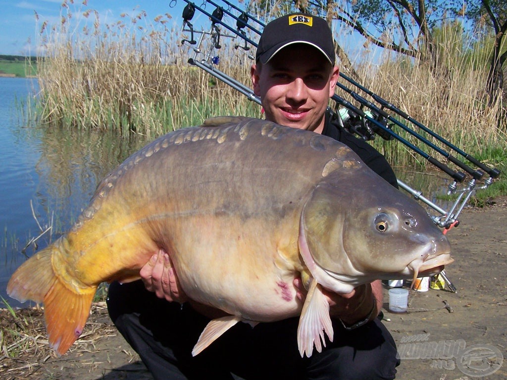 Kovács Zoltán Palotáson fogott 20 kg feletti tükröse… 