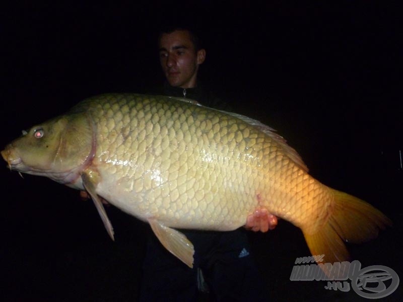 A tábor legnagyobb halát (15,02 kg) Bartha Zsolt fogta