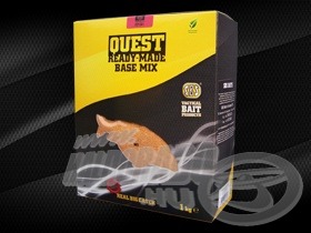 M2 Quest Ready-Made Base mix 1 kg, melynek csomagolásában minden szükséges összetevő megtalálható, csak a Cork Powdert, vagyis parafaőrleményt kell megvásárolni hozzá, hogy wafter csalit készíthessünk belőle!