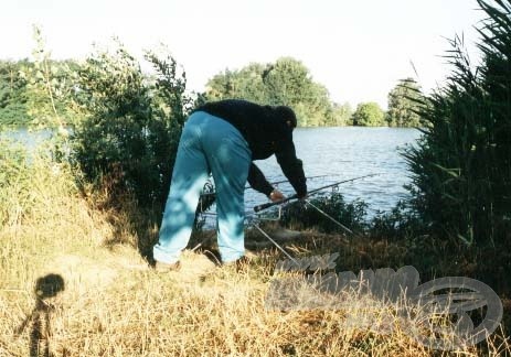 A bedobást követően kb. 3 óra telt el az első kapásig