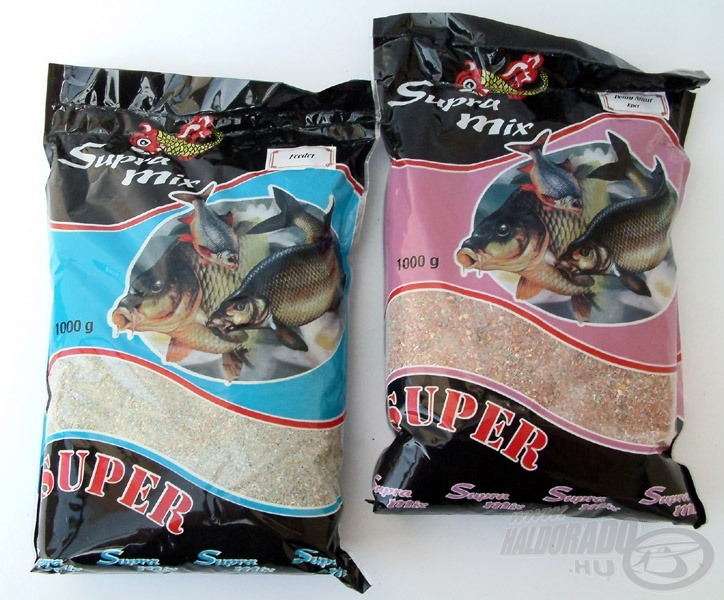 Pontynak, amurnak: 1 kg Supra Mix Feeder, 1 kg Supra Mix Ponty Amur Eper