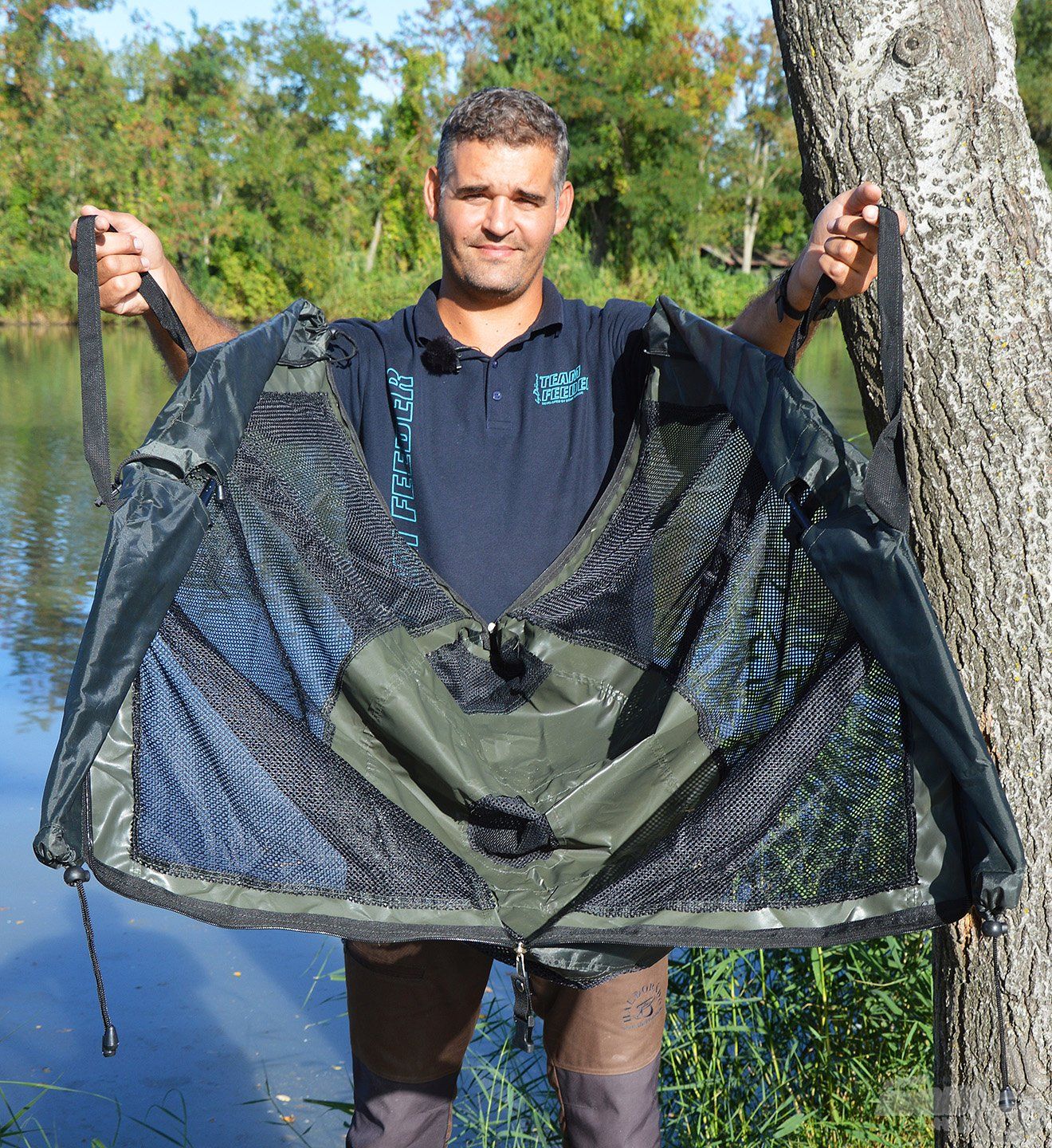 A Carp Academy Luxxus mérlegelőben a nagyobb halak is biztonságosan mérhetőek