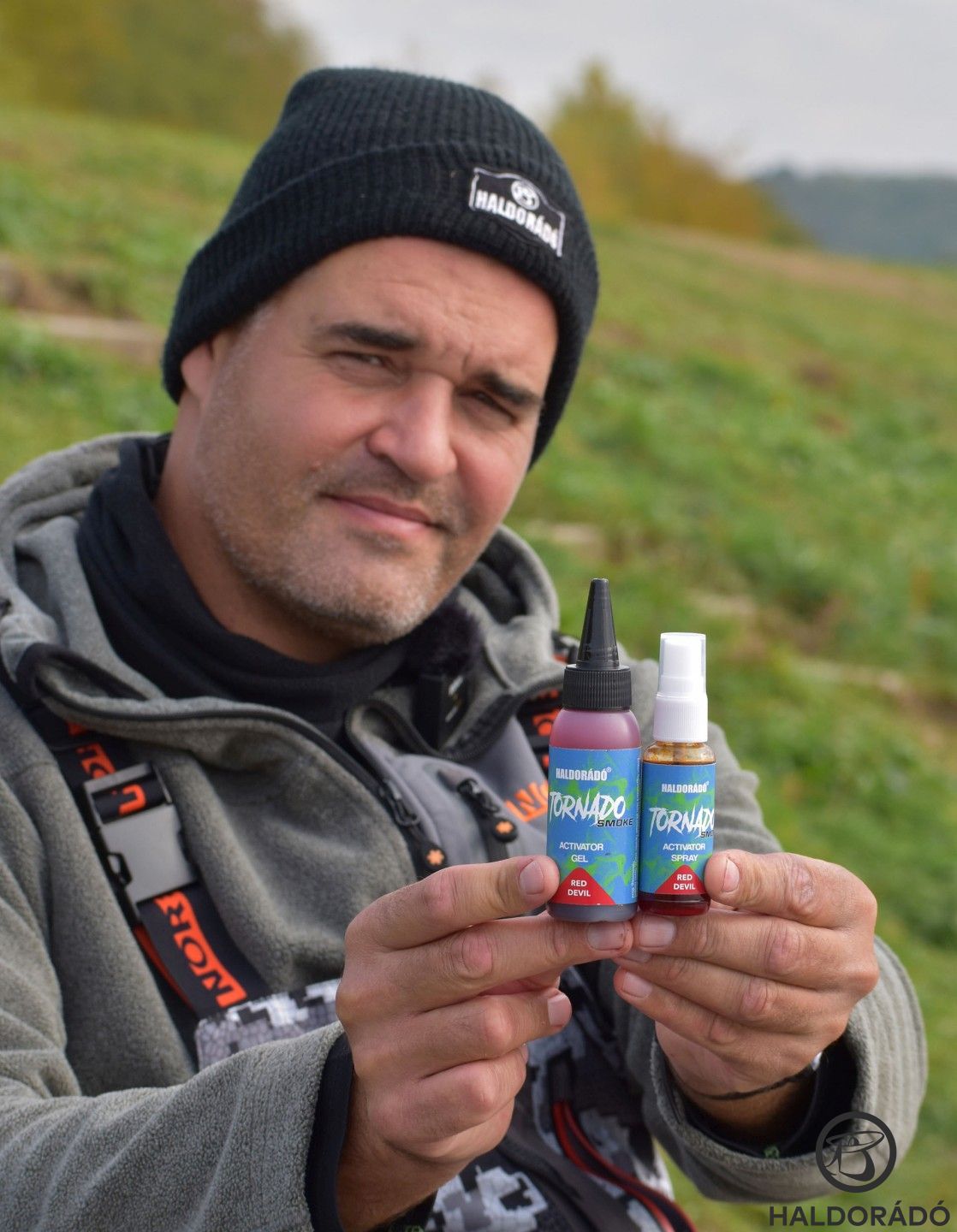 A TORNADO Smoke Activator Spray és Gel - Red Devil jó választás a nagy halak horgászatához