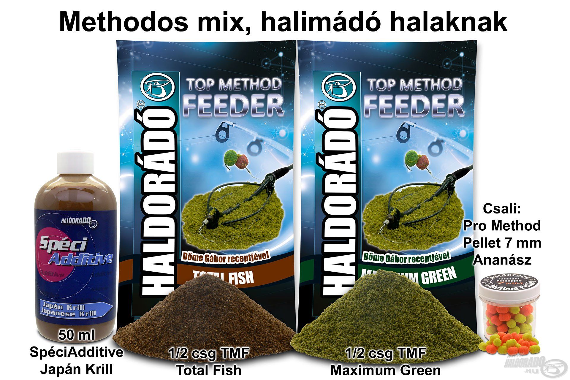 Methodos mix halimádó halaknak