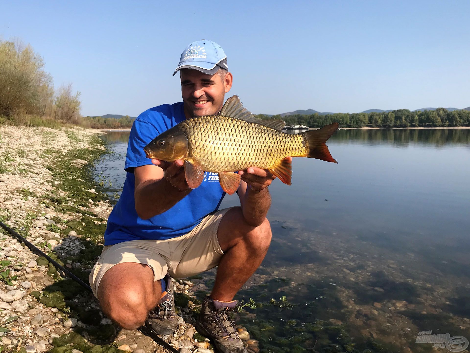 Az ilyen méretű halakra szinte mindig lehet számítani az öbölben…