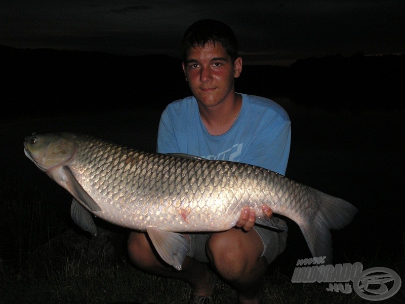 Krisztián élete első amurjával, amely kereken 10 kg-ot nyomott!