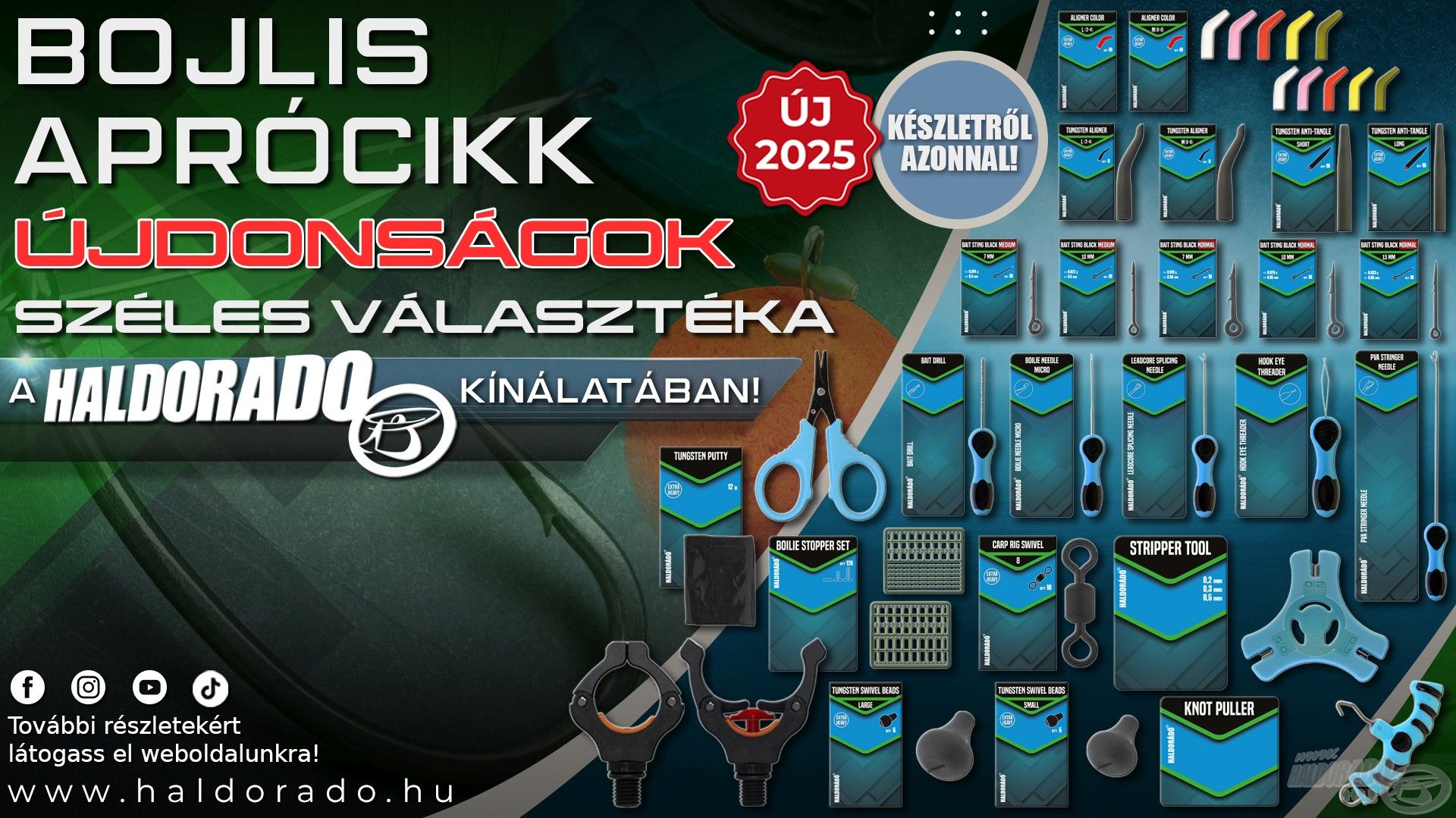 Pontyos aprócikkekkel bővült a Haldorádó termékek köre
