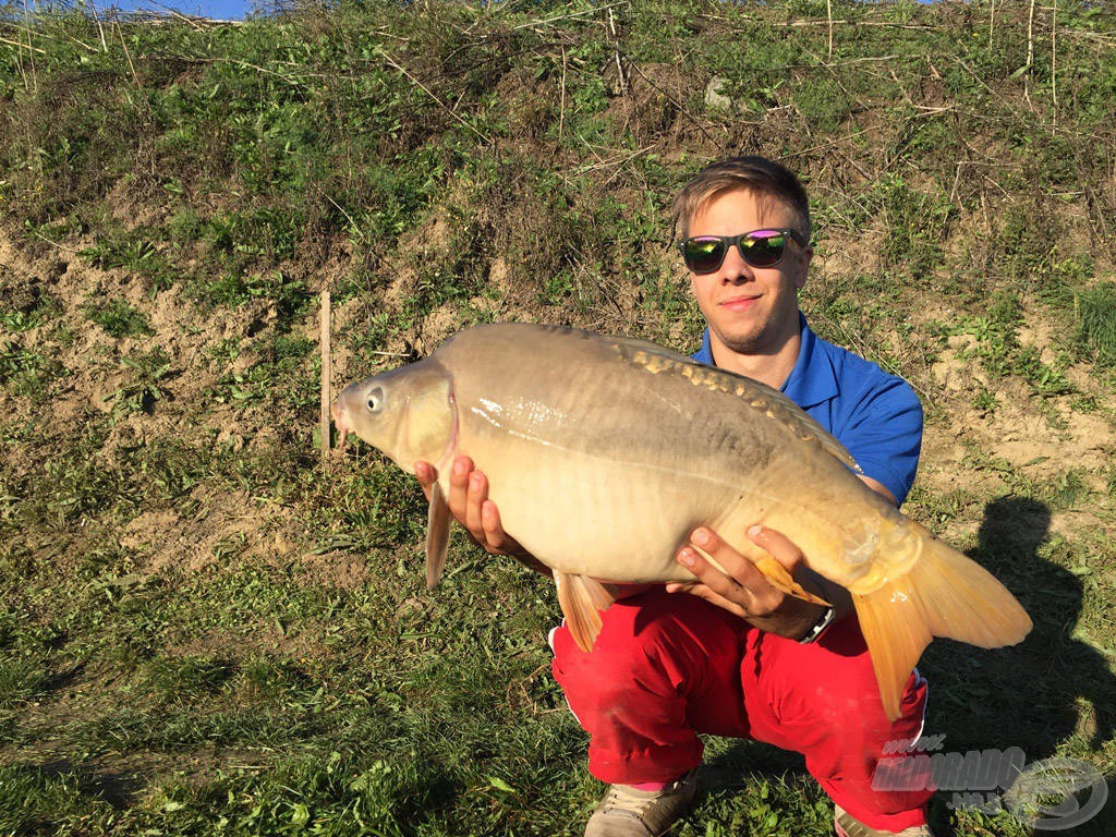 Első nagyszénási halam: 6,22 kg! Nagyon örültem neki!