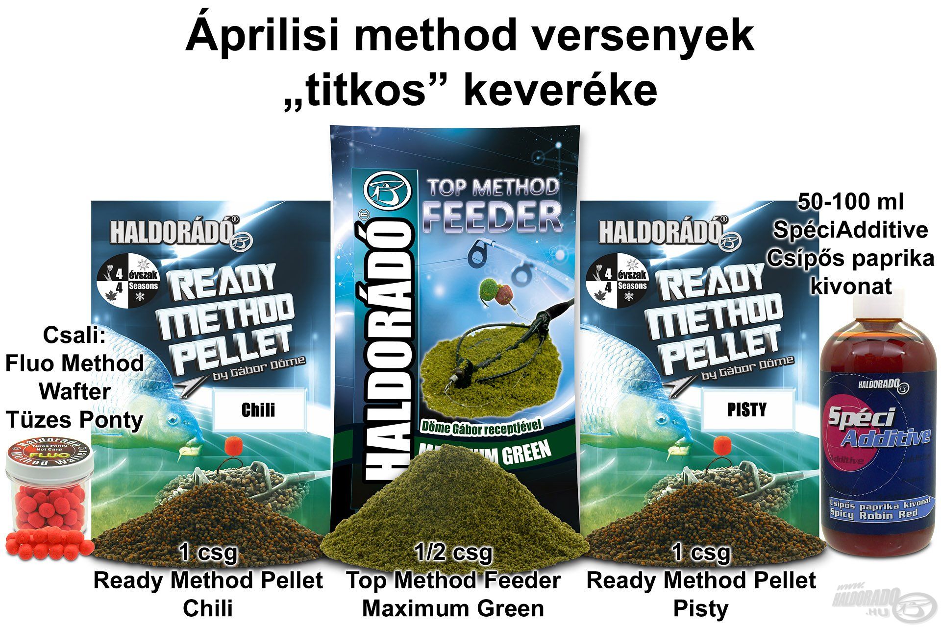 Áprilisi method versenyek „titkos” keveréke