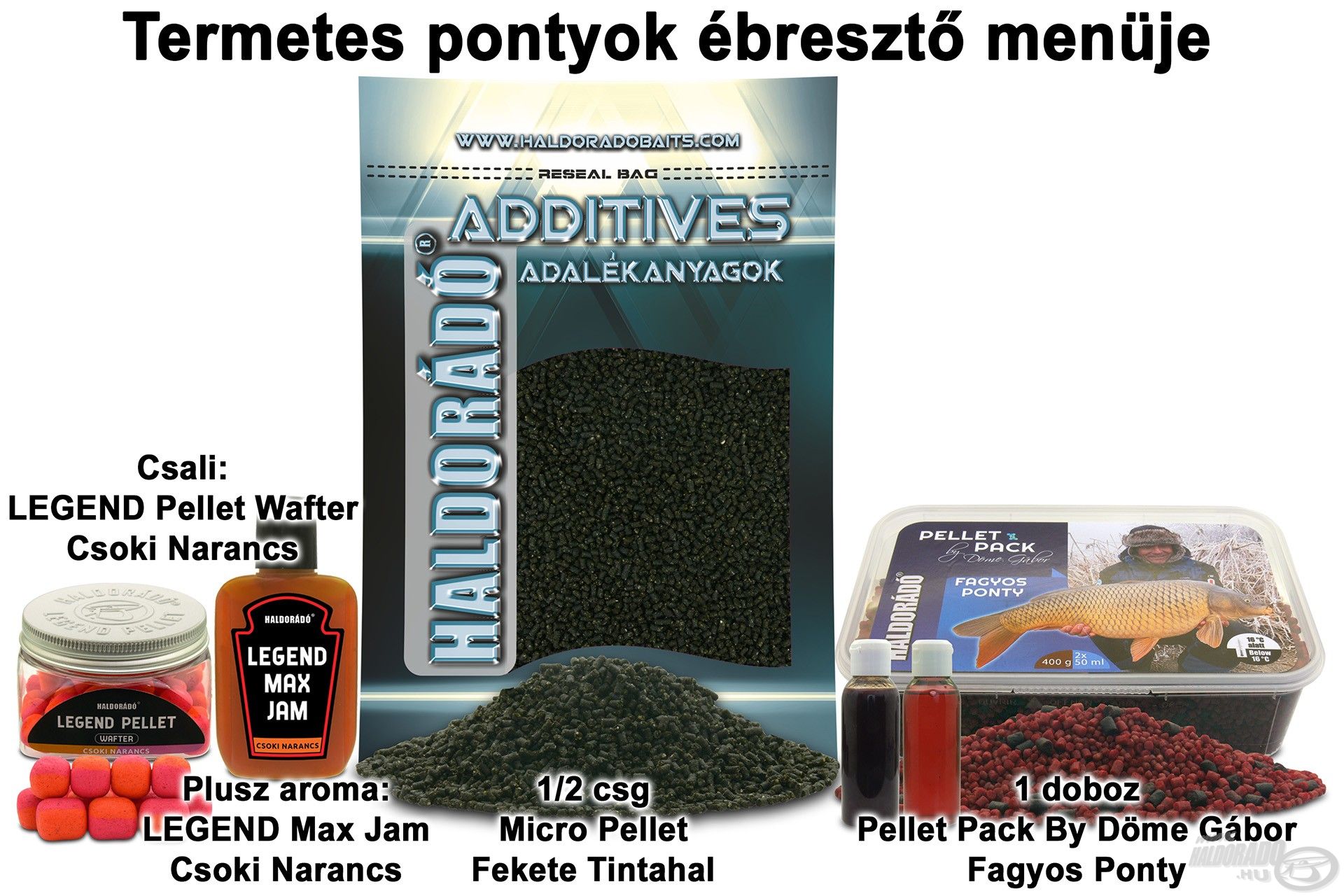 Termetes pontyok ébresztő menüje