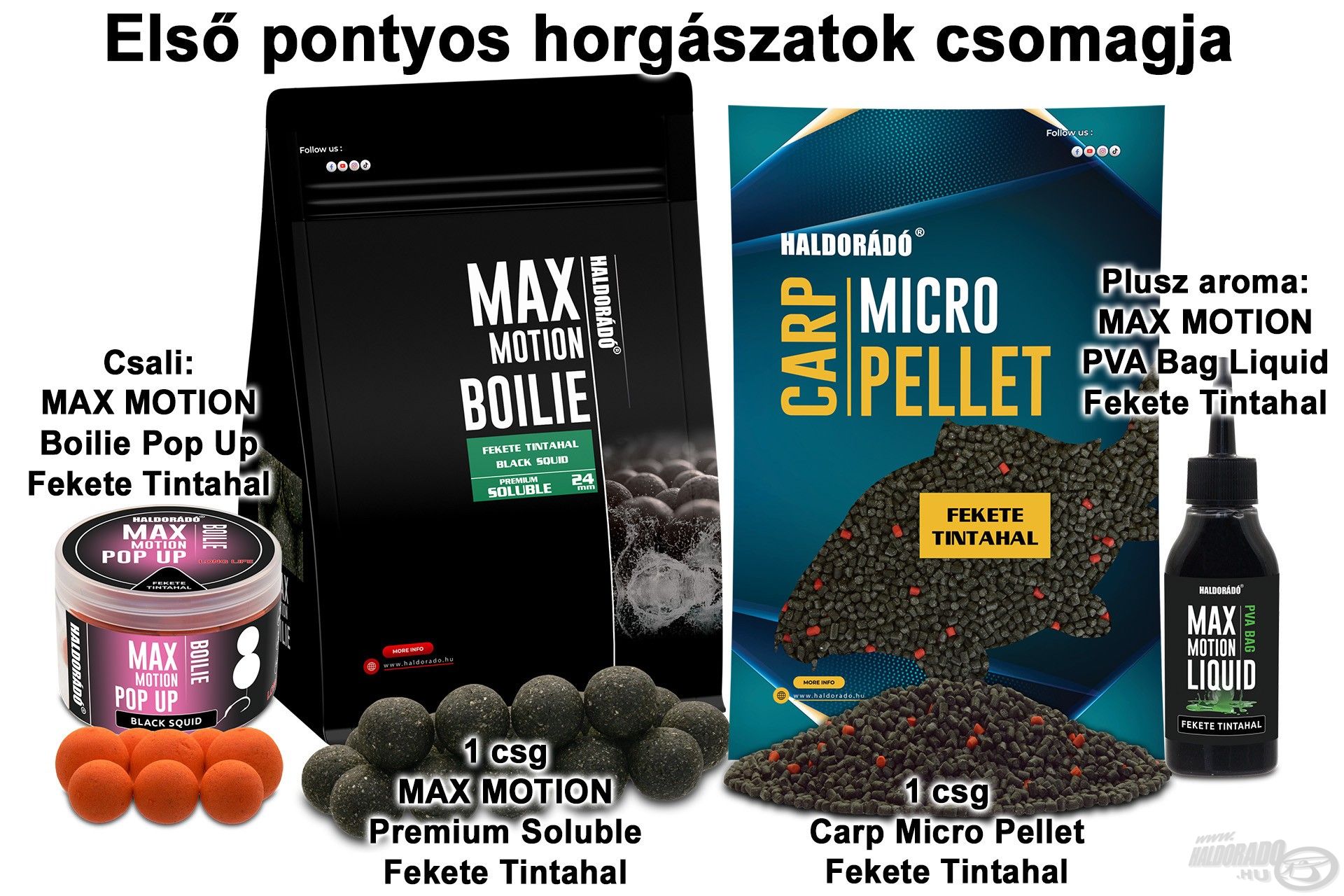 Első pontyos horgászatok csomagja