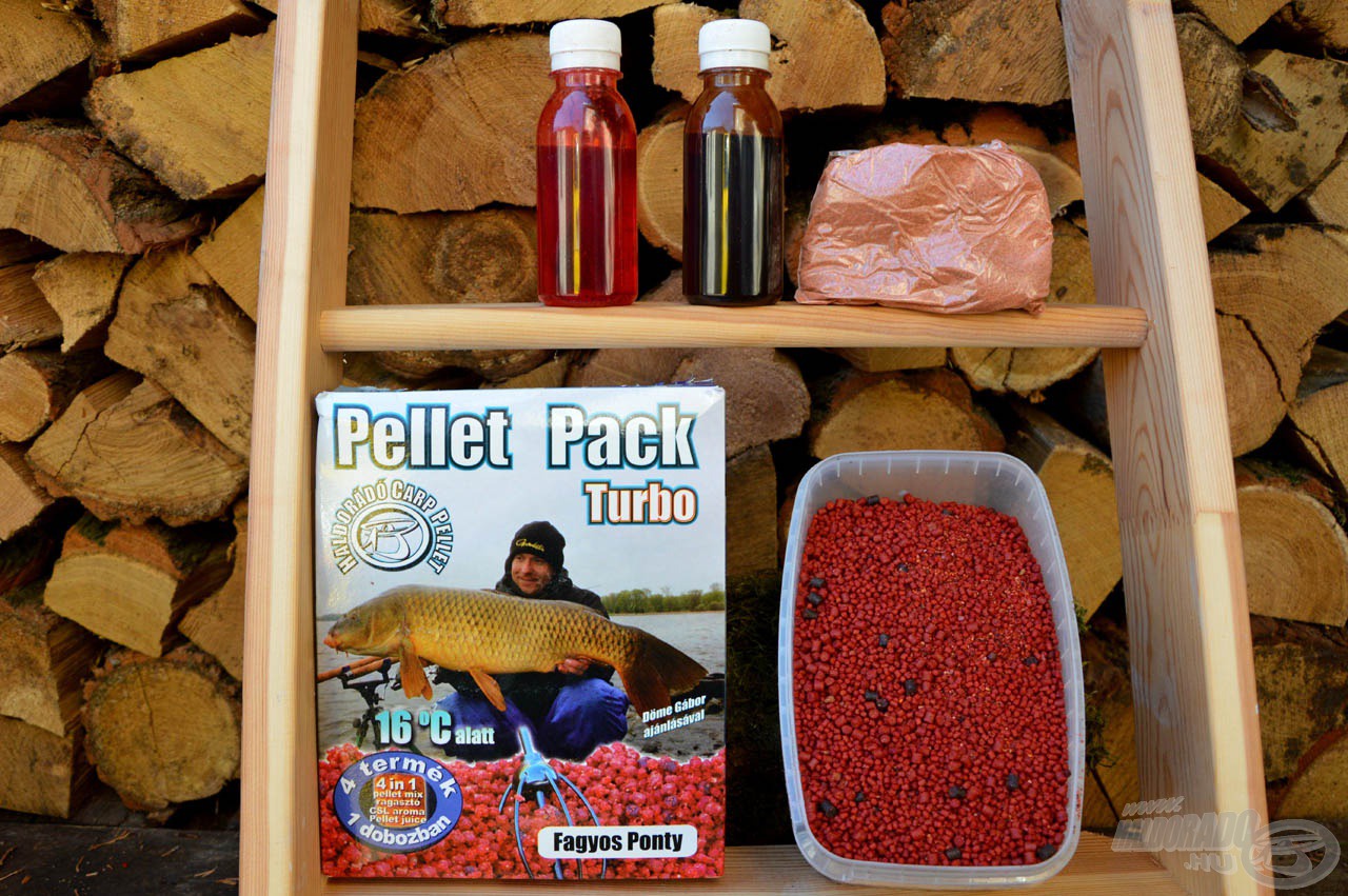 A Fagyos Ponty Pellet Pack Turbó a hideg vízi horgászatok egyik favoritja