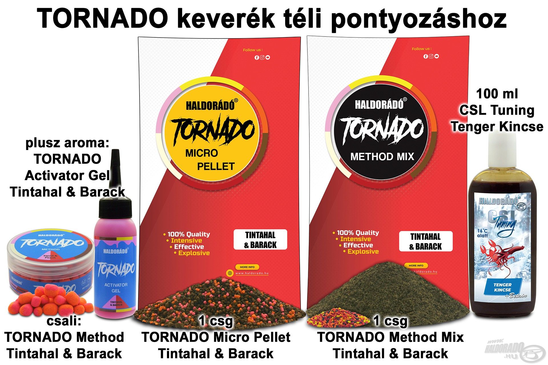 TORNADO keverék téli pontyozáshoz