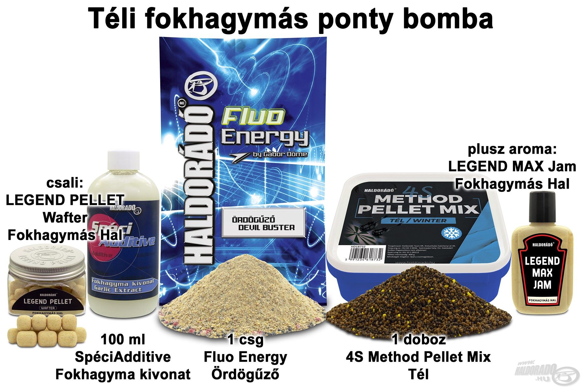 Téli fokhagymás ponty bomba