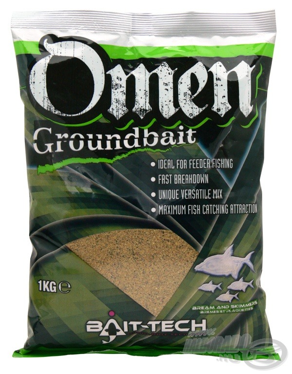 Különleges aromával készülő keszegező keverék a Bait-Tech Omen Groundbait