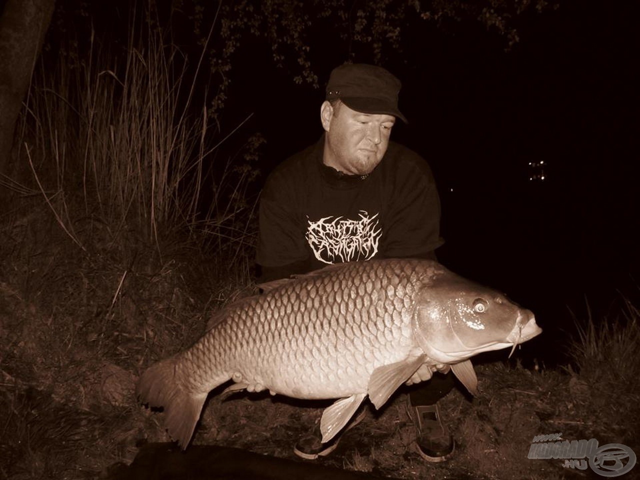 Szénássy Árpád 14 kg-os gyönyörű pikkelyese szintén a Haldorádó bojlit választotta