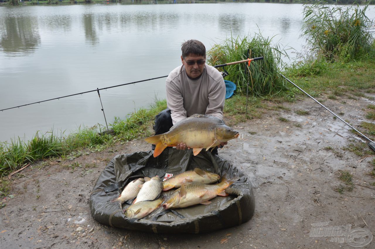 Pásztor Lajos 20 kg feletti fogásával