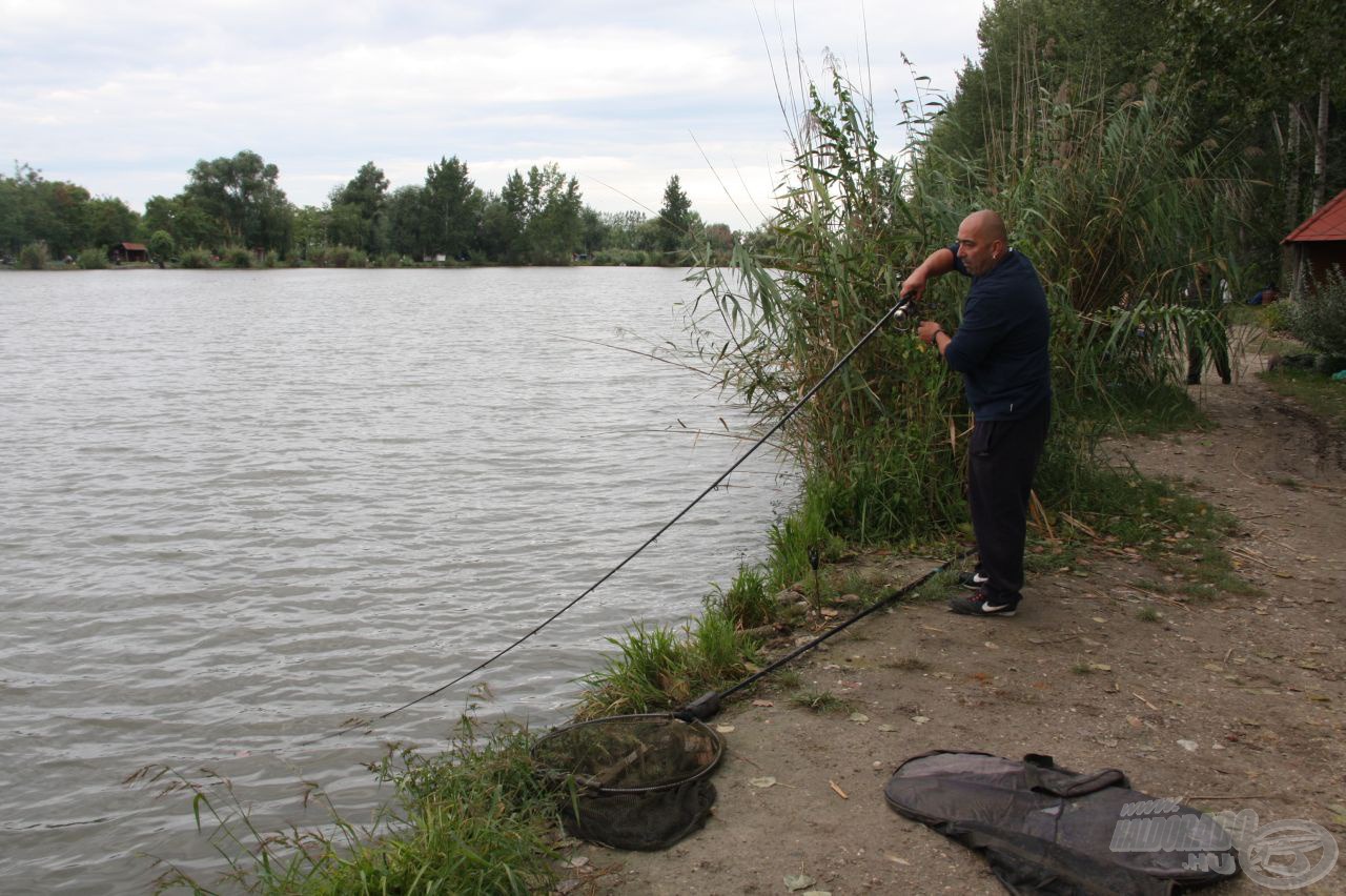 Pontosan 3 percet várt Fülöp Róbert az első kapásra